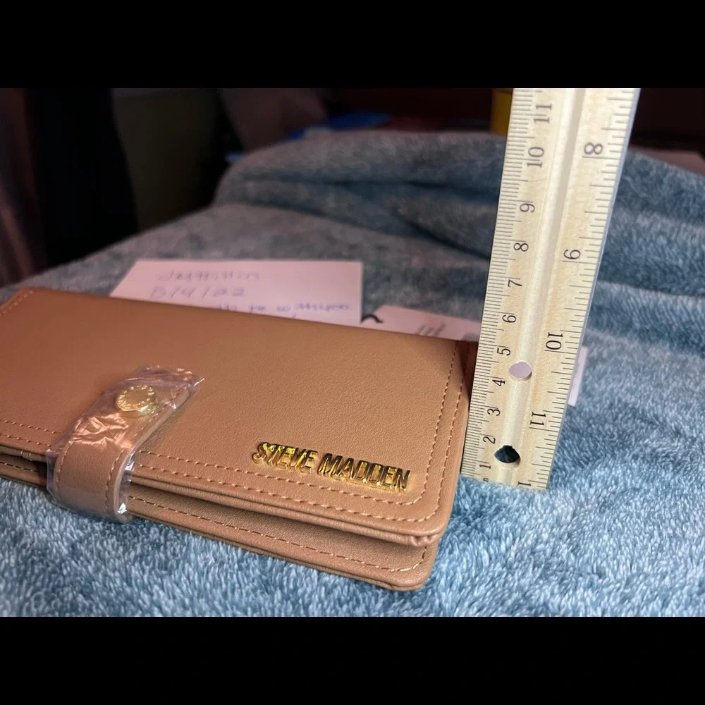 Steve Madden Ballen-G wallet color: saddle Brand New NWT - Picture 8 of 9